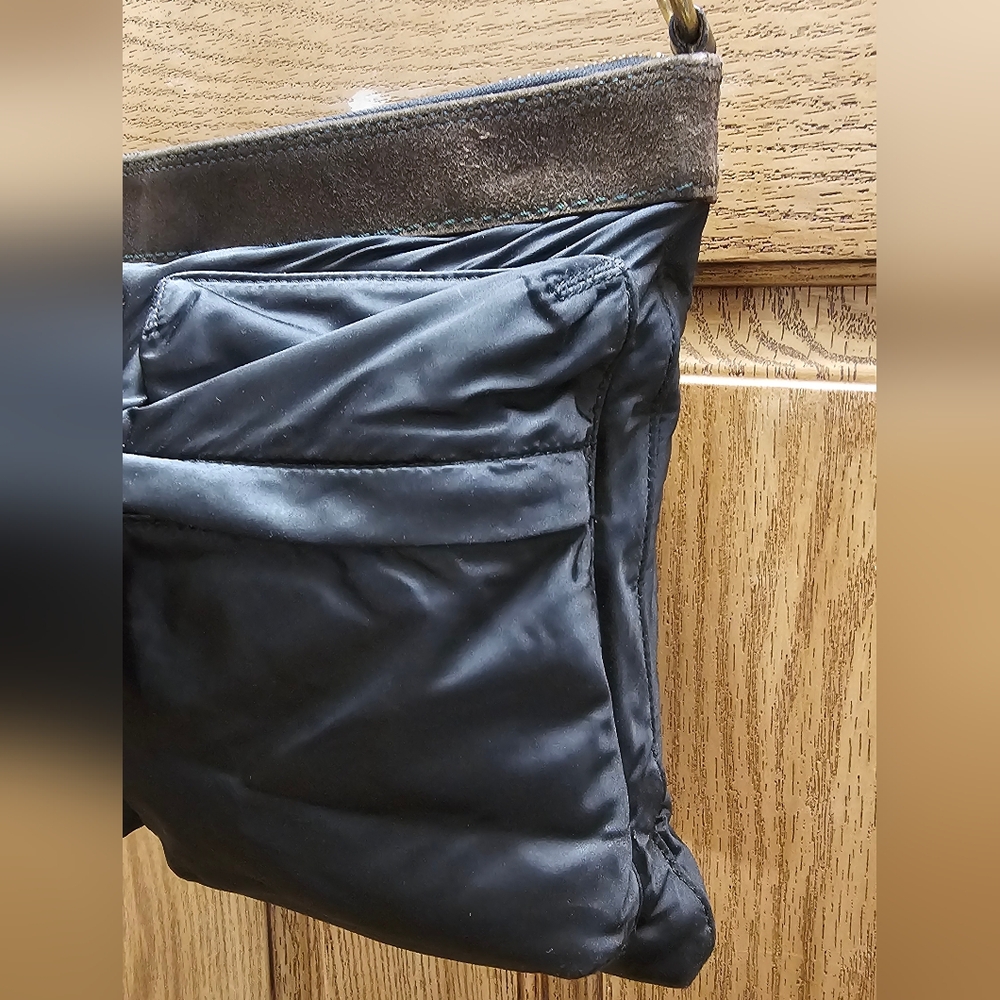 Coach Black Nylon & Suede Crossbody Style CO6J-10098 EUC - Picture 5 of 16